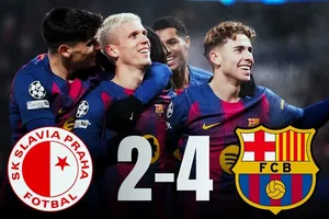 Slavia Prague vs Barcelona 2-4: Kusej ghi bàn, Lewandowski phản lưới nhà, Fermin, Olmo tỏa sáng, Lewandowski chuộc lỗi