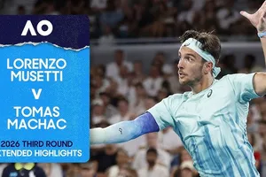 Lorenzo Musetti vs Tomas Machac 5-7, 6-4, 6-2, 5-7, 6-2: Musetti hạ Machac sau 4 giờ 27 phút, bước tiếp vòng 4 Australian Open