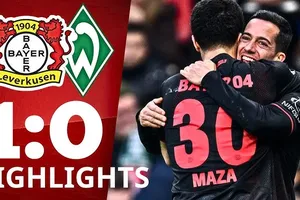 Bayer Leverkusen vs Werder Bremen 1-0: VAR không công nhận bàn thắng của Patrik Schick, Lucas Vazquez ghi bàn duy nhất