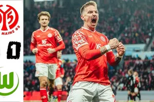 Mainz 05 vs Wolfsburg 3-1: Amoura sớm tỏa sáng phút thứ 3, Phillip Tietz, Stefan Bell, Nadiem Amiri ngược dòng giành 3 điểm