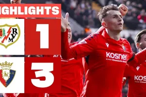 Rayo vs Osasuna 1-3: Pathe Ciss ghi bàn danh dự, Ante Budimir, Asier Osambela lập công, Jozhua Vertrouwd phản lưới nhà
