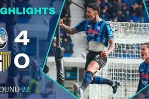 Atalanta vs Parma 4-0: Gianluca Scamacca khai bàn nhờ penalty, Marten Roon, Giacomo Raspadori, Nikola Krstovic đua tài ghi bàn