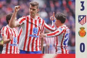 Atletico Madrid vs Mallorca 3-0: Solorth, Lopez, Almada chốt hạ chiến thắng dễ dàng, HLV Diego Simeone củng cố tốp 3 La Liga
