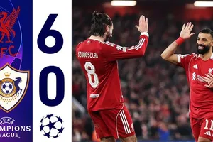 Liverpool vs Qarabag 6-0: Van Dijk tỏa sáng kiến tạo, Mac Allister ghi cú đúp, Wirtz, Salah, Ekitike, Chiesa đè bẹp đối thủ