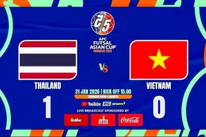 Futsal Thái Lan vs futsal Việt Nam 1-0: Ngọc Ánh, Đoàn Phát, Gia Hưng, Đa Hải kém duyên, Krit Aransanyalak chớp thời cơ ghi bàn duy nhất 