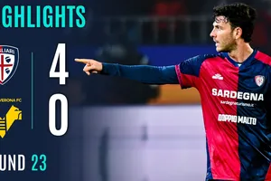 Cagliari vs Verona 4-0: Luca Mazzitelli, Semih Kilicsoy, Ibrahim Sulemana, Riyad Idrissi phá lưới đối thủ, Amin Sarr nhận thẻ đỏ