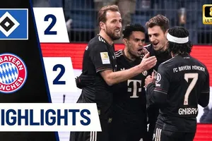 Hamburger vs Bayern Munich 2-2: Vieira mở bàn trên chấm penalty, Harry Kane, Diaz ngược dòng nhưng Vuskovic cứu thua, Bayern bị cầm chân