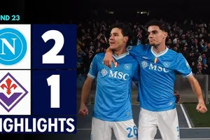 Napoli vs Fiorentina 2-1: Antonio Vergara, Miguel Gutierrez lần lượt áp đảo thế trận, Manor Solomon ghi bàn, Napoli củng cố tốp 3 Serie A