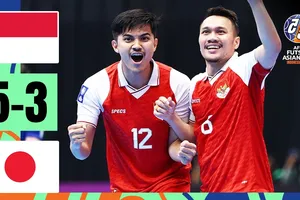 Futsal Indonesia vs Futsal Nhật Bản 5-3: Samuel Eko, Adriansyah, Gunawan, Dewa Rizki tạo nên lịch sử, giành vé gặp Iran ở chung kết AFC Futsal 