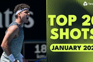 20 pha ăn điểm đẹp mắt ở đấu trường ATP trong tháng 1-2026