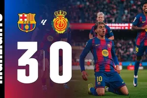 Barcelona vs Mallorca 3-0: Olmo xuất thần cú đúp kiến tạo, Lewandowski, Yamal, Bernal lần lượt phá lưới, Barca tạm dẫn đầu La Liga