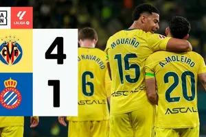 Villarreal vs Espanyol 4-1: Mãn nhãn 5 bàn, Georges Mikautadze mở bàn, Jose Salinas phản lưới nhà, Nicolas Pepe, Alberto Moleiro góp công