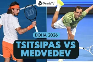 Daniil Medvedev vs Stefanos Tsitsipas 3-6, 4-6: Chật vật đã bại Medvedev, Tsitsipas đấu Andrey Rublev ở tứ kết Qatar Open 2026
