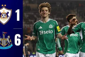 Qarabag vs Newcastle United 1-6: Ngày Gordon tỏa sáng cú poker, Thiaw, Murphy góp công trút mưa bàn thắng, Newcastle thênh thang lượt về