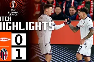 Brann vs Bologna 0-1: Nicolo Cambiaghi nhả bóng chiến thuật, Santiago Castro dứt điểm chéo góc ghi bàn duy nhất, giành lợi thế lượt về 