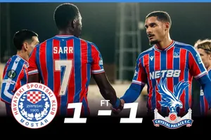 Zrinjski vs Crystal Palace 1-1: Ismaila Sarr tỉa góc điệu nghệ, Abramovic chớp thời cơ sút xa cứu thua, chờ lượt về Conference League
