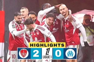 Brest vs Marseille 2-0: Ludovic Ajorque xuất thần cú đúp, sớm chốt hạ cục diện, bất ngờ hạ Marseille 