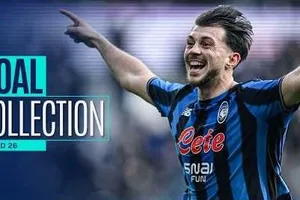 Andrea Pinamonti, Domenico Berardi, Mergim Vojvoda, Maxence Caqueret,... lần lượt góp mặt trong danh sách ghi bàn ở vòng 26 Serie A 2025/26