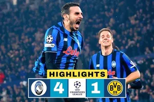 Atalanta vs Borussia Dortmund 4-1 (4-3): Scamacca, Zappacosta, Pasalic, Samardzic xuất thần loại Dortmund giành vé vòng 1/8 Champions League