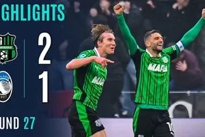 Sassuolo vs Atalanta 2-1: Andrea Pinamonti bị thẻ đỏ, Ismael Kone, Kristian Thorstvedt tỏa sáng, Yunus Musah lập công, Sassuolo bỏ túi 3 điểm