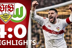 Stuttgart vs Wolfsburg 4-0: Deniz Undav mở bàn, Jamie Leweling xuất thần cú đúp, Nikolas Nartey ấn định chiến thắng gọn gàng