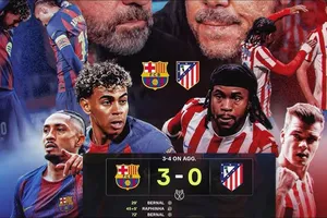 Barcelona vs Atletico Madrid 3-0 (3-4): Bernal, Raphinha lập công nhưng Barca vẫn bị loại, HLV Simeone gặp Sociedad hoặc Athletic Bilbao ở chung kết