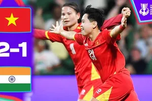 Nữ Việt Nam vs Nữ Ấn Độ 2-1: Vạn Sự xuất thần cú đúp, Nongrum lập công, thầy trò HLV Mai Đức Chung khai màn như ý