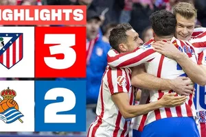 Atletico Madrid vs Real Sociedad 3-2: Sorloth sớm mở bàn, Soler, Oyarzabal lập công, Gonzalez tỏa sáng cú đúp giành gọn 3 điểm