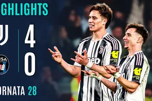 Juventus vs Pisa 4-0: Bùng nổ hiệp 2, Cambiaso, Thuram, Yildiz, Boga phá lưới, Juve tiến sát tốp 5 Serie A