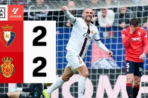 Osasuna vs Mallorca 2-2: Vedat Muriqi ghi cú đúp, Jan Virgili, Raul Garcia bị thẻ đỏ, Kike Barja, Ante Budimir ngược dòng chia điểm khó tin