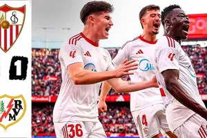 Sevilla vs Rayo 1-1: Akor Adams đánh đầu mở tỷ số, Alfonso Espino đệm bóng góc chết, gỡ hòa siêu phẩm đẹp mắt
