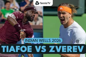 Alexander Zverev vs Frances Tiafoe 6-3, 6-4: Thắng Tiafoe sau 90 phút, Zverev đấu Arthur Fils ở tứ kết Indian Wells