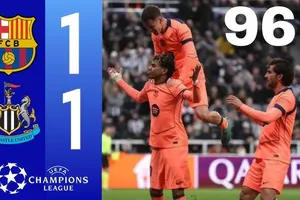 Newcastle vs Barcelona 1-1: Phút cuối kịch tính, Barnes lập công, Yamal cứu thua phút bù giờ nhờ penalty, Barca quyết định lượt về 