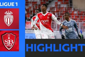AS Monaco vs Brest 2-0: Folarin Balogun, Aleksandr Golovin đua tài ghi bàn, Monaco củng cố tốp 5, tiến sát tốp 4 của Lyon