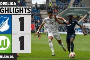 Hoffenheim vs Wolfsburg 1-1: Bùng nổ hiệp 2, Konstantinos Koulierakis mở bàn, Grischa Promel nỗ lực đánh đầu chia điểm