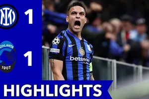 Inter Milan vs Atalanta 1-1: Barella kiến tạo, Esposito khai bàn, Krstovic gỡ hòa, HLV Aleksandar Kolarov và Djimsiti xô xát nảy lửa