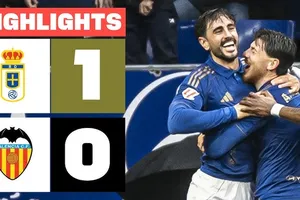 Real Oviedo vs Valencia 1-0: Cruz Fernandez kiến tạo, David Costas ghi bàn duy nhất, bỏ túi 3 điểm nhưng vẫn chót bảng La Liga