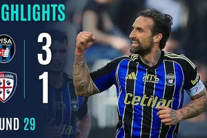 Pisa vs Cagliari 3-1: Moreo khai bàn nhờ penalty, Antonio Caracciolo tỏa sáng cú đúp, Rafiu Durosinmi, Adam Obert bị thẻ đỏ