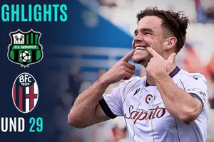 Sassuolo vs Bologna 0-1: Thijs Dallinga sớm ghi bàn, giúp Sassuolo chen chân vào tốp 10 Serie A sau 29 vòng đấu