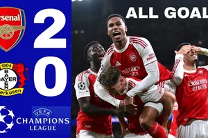Arsenal vs Bayer Leverkusen 2-0 (3-1): Eze, Rice tỏa sáng, chốt hạ chiếc vé gặp Sporting Lisbon ở Tứ kết Champions League 