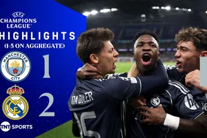 Man City vs Real Madrid 1-2 (1-5): Haaland ghi bàn, Vinicius lập cú đúp, Real loại Pep Guardiola hiên ngang vào tứ kết Champions League