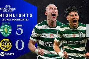 Sporting Lisbon vs Bodo/Glimt 5-0 (5-3): Inacio, Goncalves, Suarez, Araujo, Nel ngược dòng khó tin, gặp Arsenal ở Tứ kết Champions League