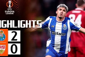 Porto vs Stuttgart 2-0 (4-1): William Gomes, Victor Froholdt tỏa sáng, hiên ngang bước tiếp vòng tứ kết Europa League