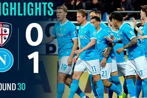 Cagliari vs Napoli 0-1: McTominay ghi bàn duy nhất sau 2 phút thi đấu, Napoli tạm soán ngôi nhì Serie A của AC Milan