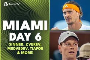 Pha ăn điểm đẹp mắt của Jannik Sinner, Corentin Moutet, Frances Tiafoe, Jakub Mensik,... ở ngày thi đấu thứ 6 Miami Open 2026