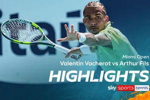 Valentin Vacherot vs Arthur Fils 4-6, 7-6(4), 4-6: Hạ Vacherot, Fils đối đầu tay vợt Mỹ Tommy Paul ở tứ kết Miami Open 2026