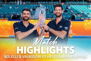 Bolelli-Vavassori vs Heliovaara-Patten 6-4, 6-2: Bolelli-Vavassori đăng quang ngôi vô địch đôi nam Miami Open 2026