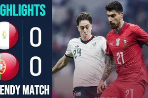 Giao hữu, Mexico vs Bồ Đào Nha 0-0: Bất phân thắng bại, không Ronaldo, Bruno Fernandes, Conceicao, Felix, Ramos tịt ngòi, HLV Martinez đau đầu
