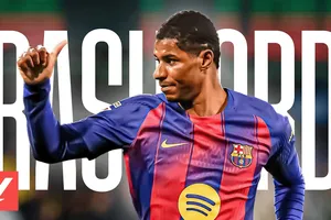 Marcus Rashford sau 25 trận ra quân, ghi 5 bàn, kiến tạo 6 bàn cho Barcelona ở đấu trường La Liga