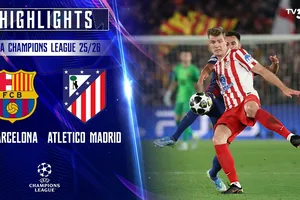 Barcelona vs Atletico Madrid 0-2: Cubarsi bị thẻ đỏ, Alvarez ghi siêu phẩm đá phạt, Sorloth gieo sầu Nou Camp, Barca chật vật lượt về 